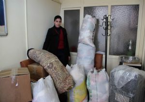 Yardım topladı, yardımlık oldu